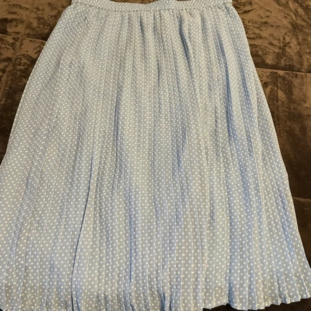 Blue Polka Dot Skirt